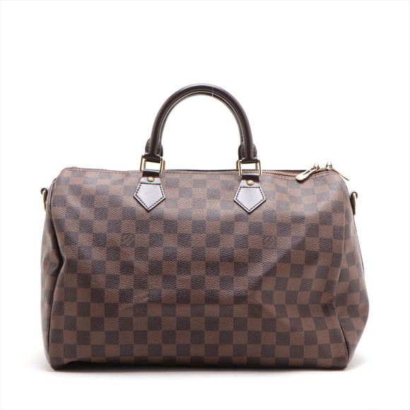 Louis Vuitton Bandouliere Speedy Shoulder Bag 35 Damier - Picture 1 of 14